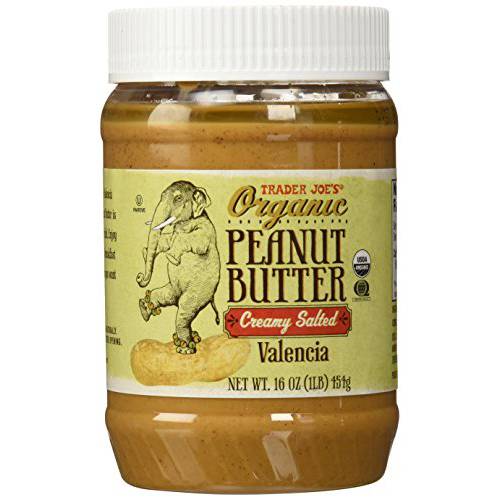 Trader Joe’s Organic Peanut Butter Creamy and Salted, 1 lb