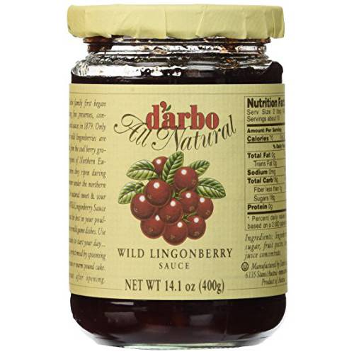 D’arbo Lingonberries In Jars, 14.1 Ounces