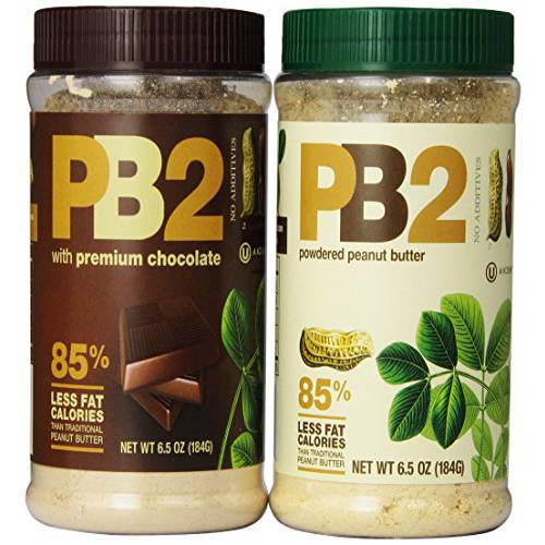 PB2 Bell Plantation Powdered Peanut Butter and with Premium Chocolate, 6.5 Ounce (Pack of 2)