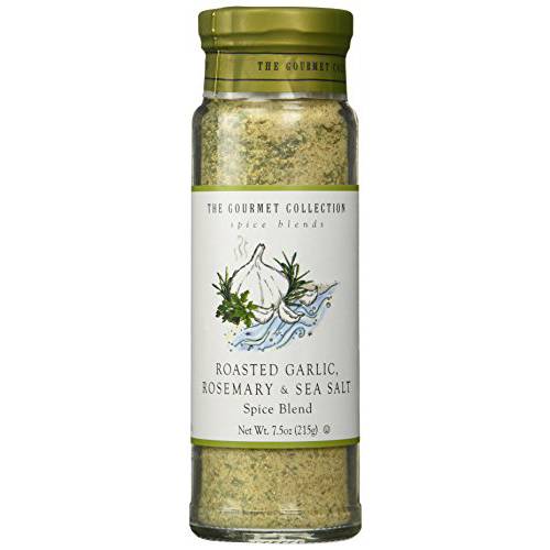 The Gourmet Collection Spice Blends Roasted Garlic, Rosemary & Sea Salt Blend - Rosemary Seasoning Salt for Cooking - Meat, Fish Vegetable Seasoning