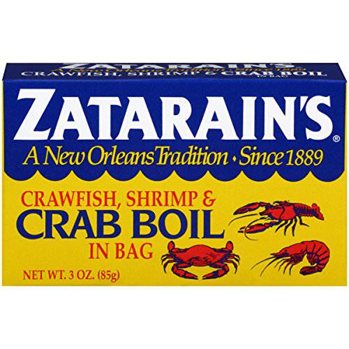 Zatarain’s Crawfish, Shrimp & Crab Boil, 3 oz (Pack of 6)