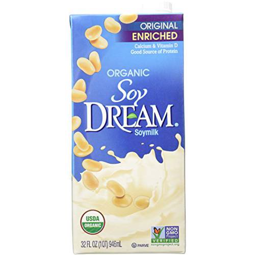 Soy Dream Enriched Original Organic Soymilk, 32 Oz (Pack of 6)