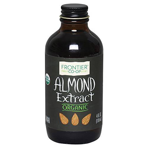Frontier Almond Extract Certified Organic, 4-Ounce Bottle