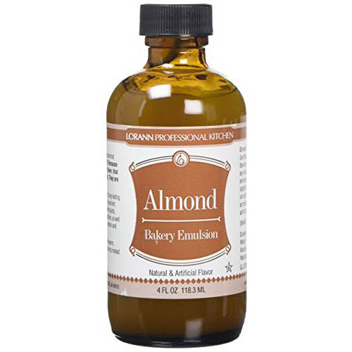 LorAnn Almond Bakery Emulsion, 4 ounce bottle