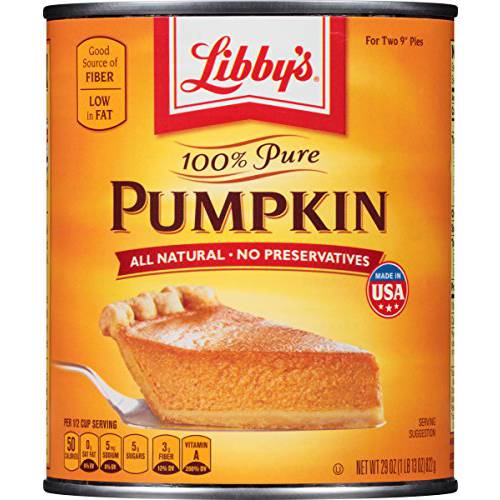 Libby’s Pie & Pastry Filling, Pumpkin, 29 oz