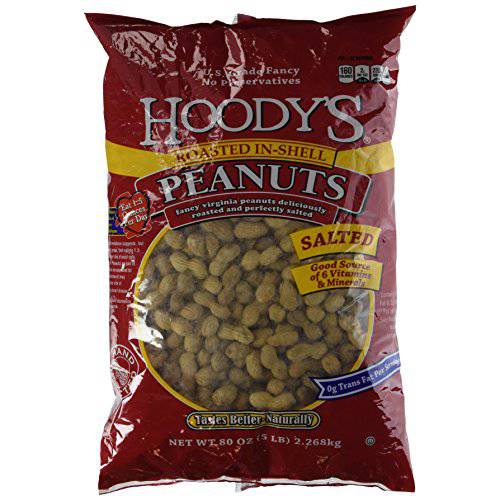 Hoody’s in-Shell Classic Roast Peanuts Salted 5 Pounds