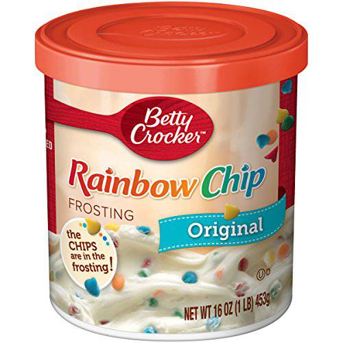 Betty Crocker Rich & Creamy Frosting, Rainbow Chip, 16 oz