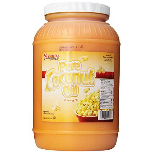 Snappy Popcorn Colored Coconut Oil, 1 Gallon