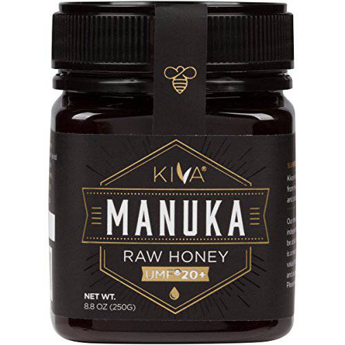 Kiva Raw Manuka Honey, Certified UMF 20+ (MGO 850+) - New Zealand (8.8 oz)