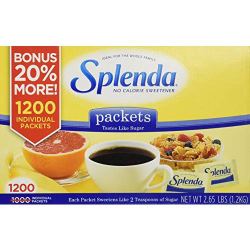 SPLENDA No Calorie Sweetener, Single-Serve Packets (1200 Count)