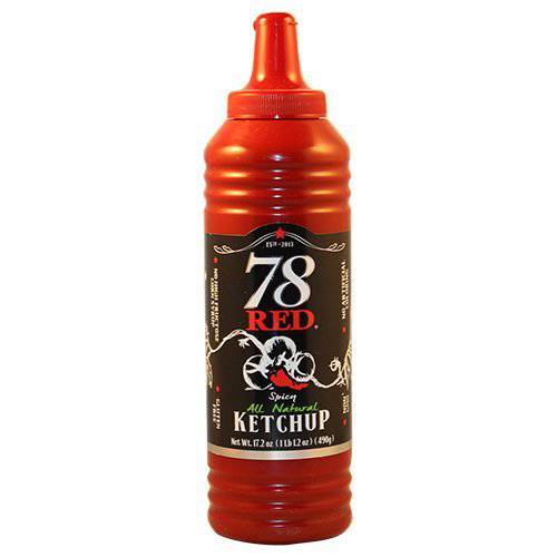 78 Red Ketchup All Natural Spicy Flavor 490g