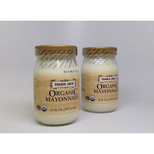 Trader Joe’s Organic Mayonnaise (Pack of 2) 16-oz Jars