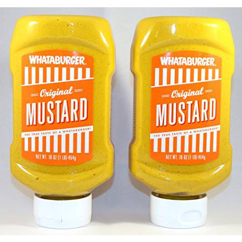 Whataburger Original Mustard - 16 Oz., (Pack of 2)