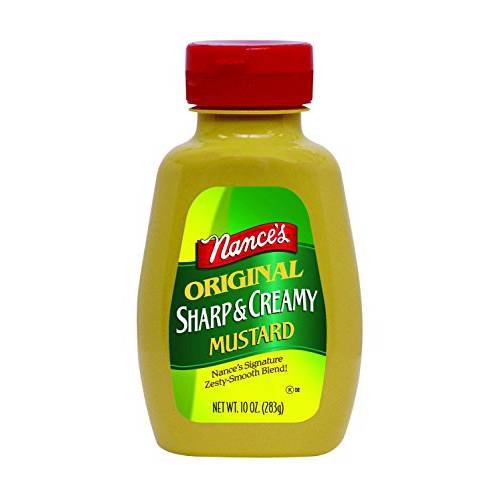 Nance’s Mustard Sharp & Creamy, 10 Ounce (Pack of 3)