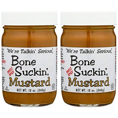 Bone Suckin’ Sweet Spicy Mustard 12oz (Pack of 2)