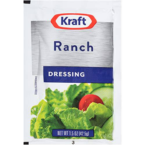 Kraft Ranch Single Serve Salad Dressing (60 ct Pack, 1.5 oz Packets)