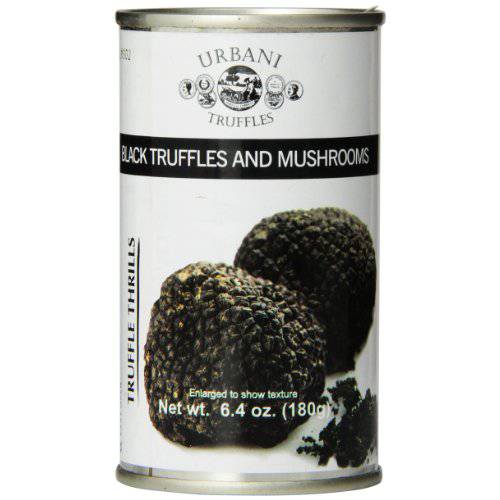 Urbani Truffles Truffle Thrills, Black Truffles and Mushrooms, 6.4 Ounce Can