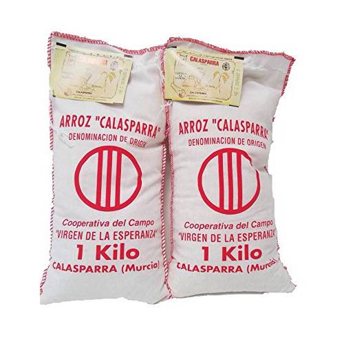 CALASPARRA Rice (Paella Rice) - 2 bags, 4.4 lbs