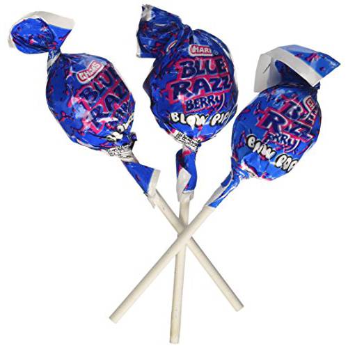 Charms Blue Razzberry Blow Pops Lollipops Quantity: 48
