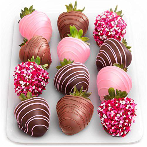 Golden State Fruit 12 Love Berries Chocolate Covered Strawberries