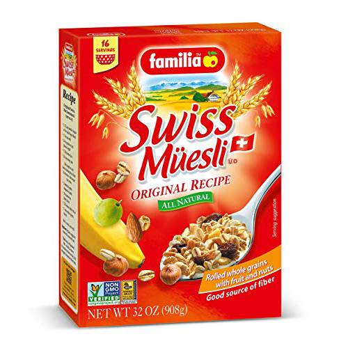 Familia Swiss Muesli Cereal, Original Recipe, 29 Ounce (Pack of 6)