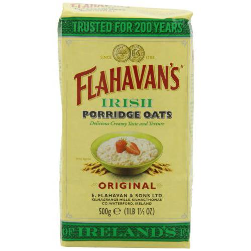 FLAHAVAN’S Irish Porridge Oats, 17.5-Ounce Bags (Pack of 6)