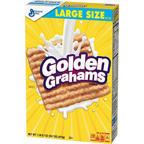Golden Grahams, Breakfast Cereal, Graham Cracker Taste, Whole Grain, 16.7 oz