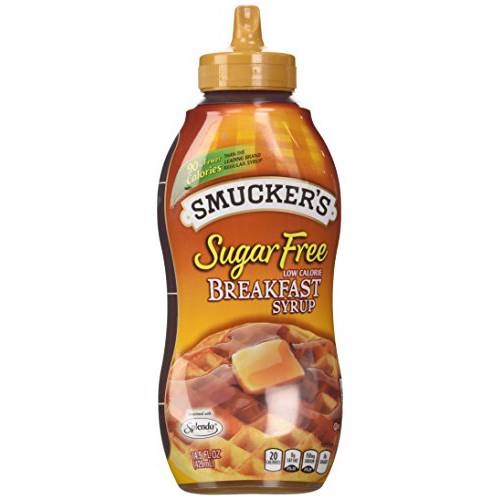 Smuckers Sugar Free Breakfast Syrup, 14.5 Fl Oz (Pack of 2)