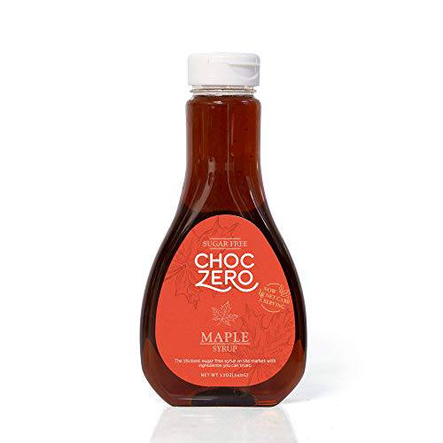 ChocZero’s Maple Syrup. Sugar free, Low Carb, Sugar Alcohol free, Gluten Free, No preservatives, Non-GMO. Dessert and Breakfast Topping Syrup. 1 Bottle(12oz)