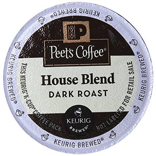 Peet’s Coffee & Tea House Blend K-Cup Pack for Keurig K-Cup Brewers, 22 Count