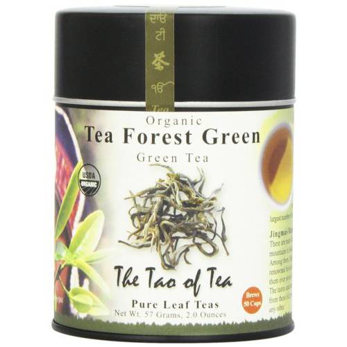 The Tao of Tea, Tea Forest Green Tea, Loose Leaf, 2-Ounce Tins (Pack of 2)