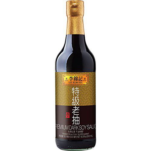 Lee Kum Kee Premium Dark Soy Sauce,16.9-Ounce Bottle (