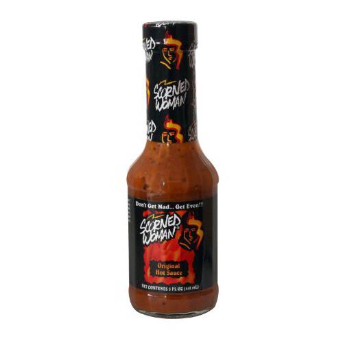 Scorned Woman Hot Sauce, 5-Ounce Glass (Pack of 6)