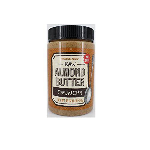 Trader Joe’s Crunchy Raw Almond Butter Salt Free - 16 oz