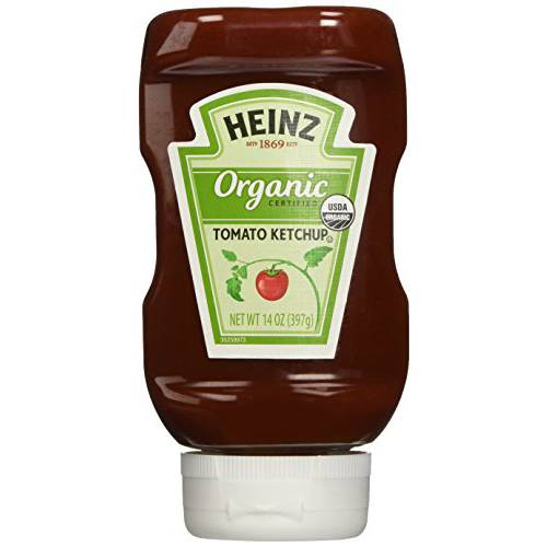 Heinz Organic Ketchup Inverted Bottle, 14 oz. (Tabletop condiments)