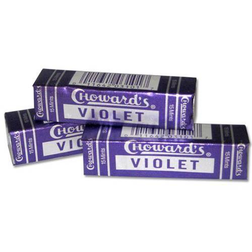 3 Pack Chowards Violet Mints - C Howard’s Old Fashion Mints 3 Pack - Nostalgia Candy