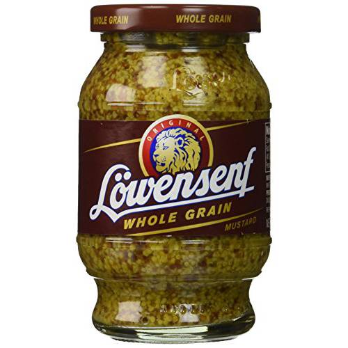 Lowensenf Whole Grain Mustard, 9.3 Ounce