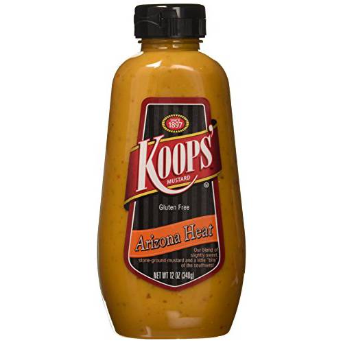 Koops’ Arizona Heat Mustard, 12 oz. Bottle, 2-Pack