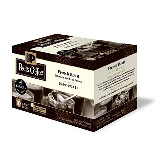 Peet’s Coffe & Tea Single Serve K-Cups 3 Pack, French Roast, 10 Count 3 Pack