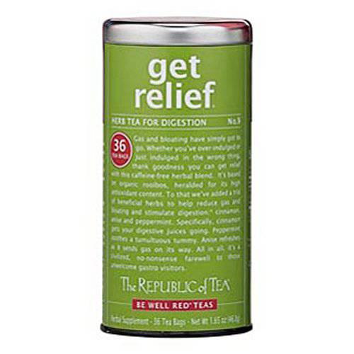 The Republic of Tea, Get Relief Tea, 36-Count