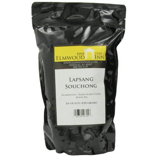 Elmwood Inn Fine Teas, Lapsang Souchong Smokey Black Tea, 16-Ounce Pouch