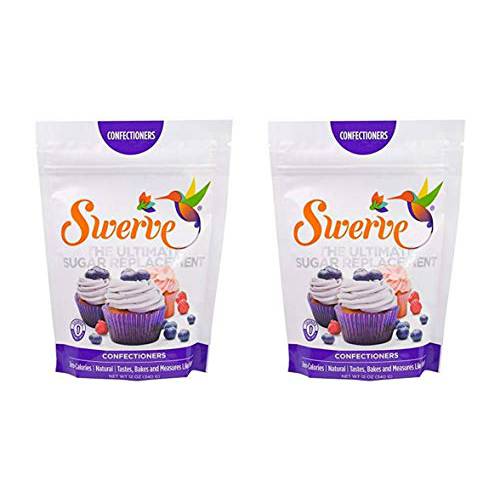 Swerve Sweetener, Confectioners, 12 oz (2 Pack(12 oz))