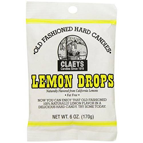 Claey’s Old Fashioned Hard Candy Lemon, 6 Ounce