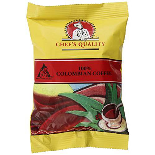 Chef’s Quality Gourmet Roasted 100% Columbian Coffee - Ground - 42 2 Ounce Packets