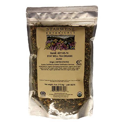 Stay Well Tea Organic - 4 Oz (113 G) - Starwest Botanicals
