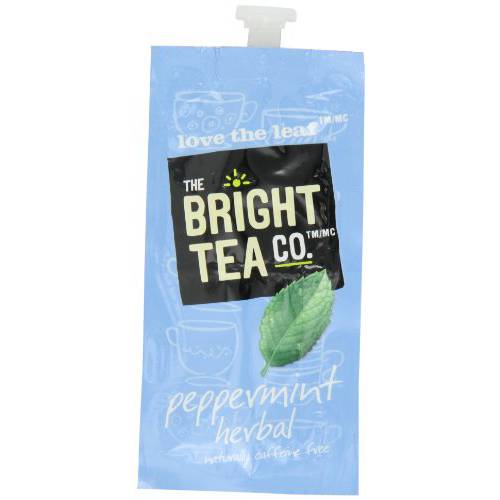 FLAVIA Tea, Peppermint Herbal, 20-Count Fresh Packs (Pack of 5)
