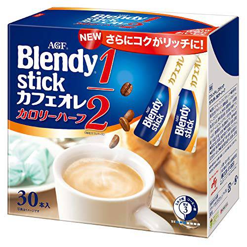 Blendy Stick Cafe Au Lait Half Calorie 0.26oz X 30pcs