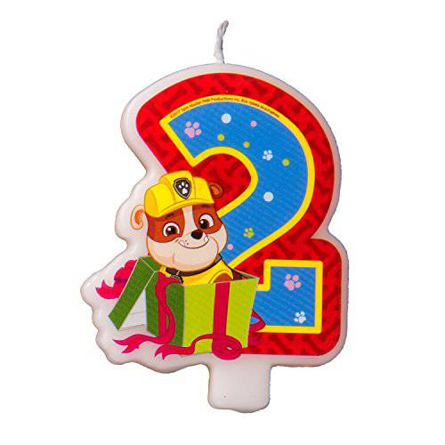 Сandle on a Cake Topper 2 Years Paw Patrol Must Have Accessories for the Party Supplies and Birthday
