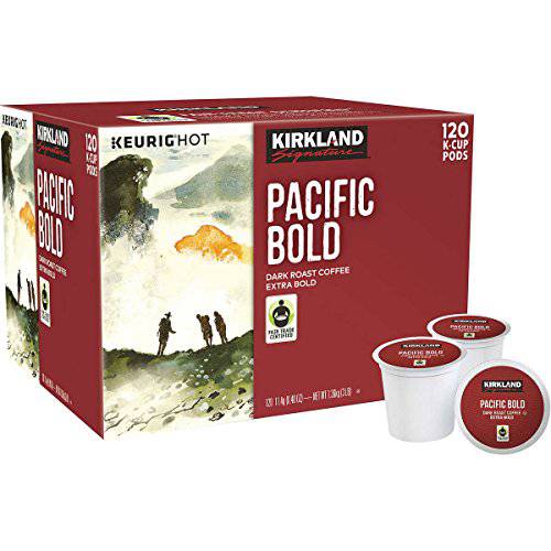 Kirkland Signature K-Cups, (Pacific Bold), 120 Count (Pack of 1)