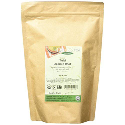 Davidson’s Tea Bulk Bag, Organic Tulsi Licorice Root, 16 Ounce